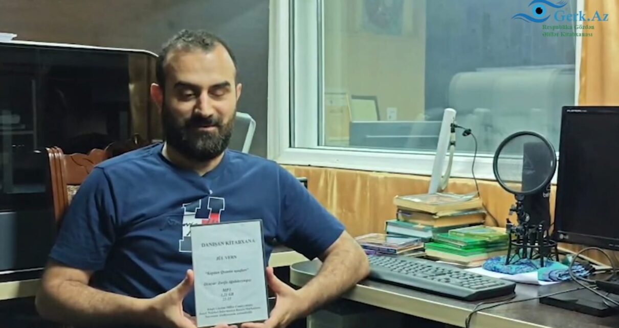 Gözdən Əlillər Kitabxanasında Jül Vernin əsərinə həsr olunmuş videoçarx hazırlanıb—Video