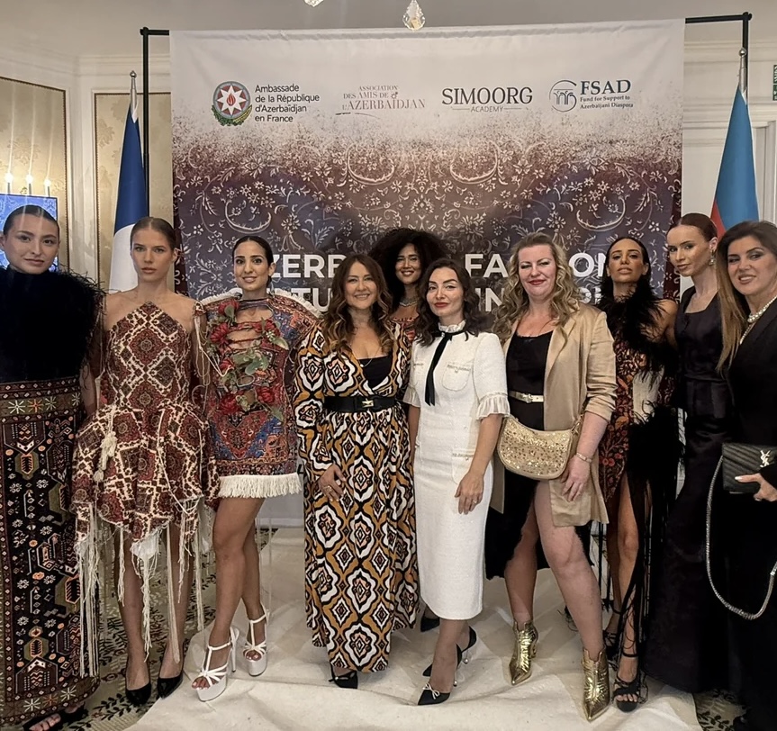 Azərbaycanlı modellər "Fashion Culture Day in Paris"də çıxış ediblər