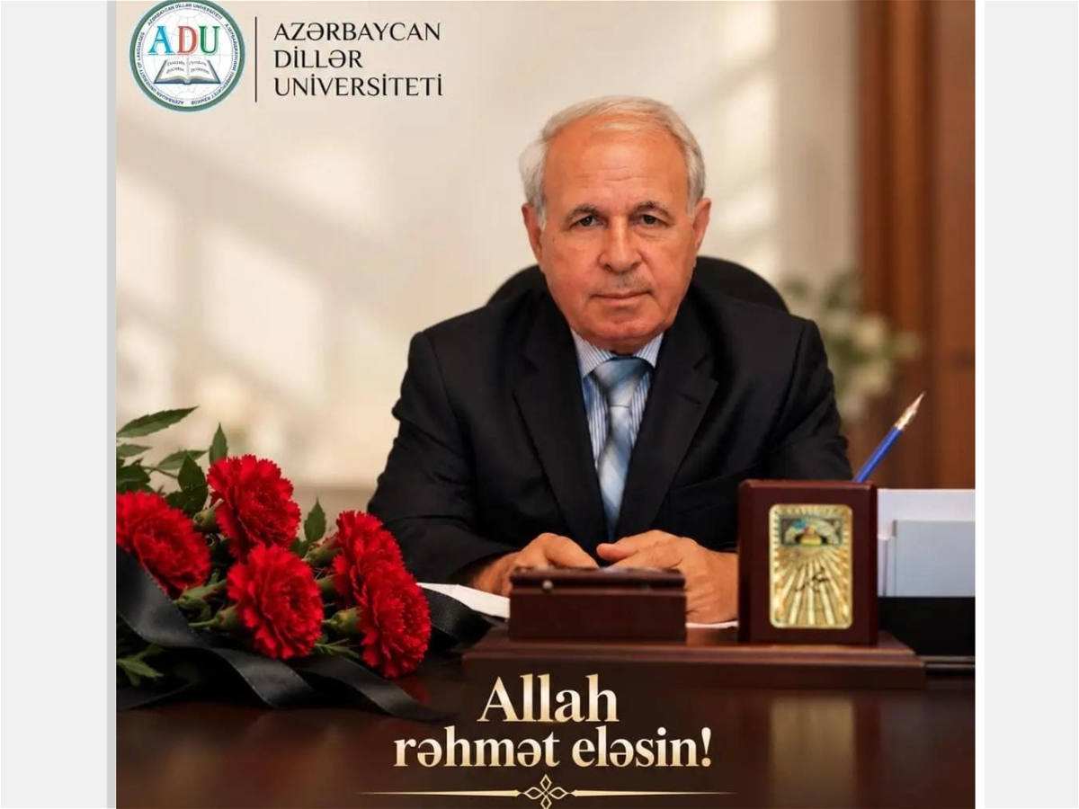     ADU Ələddin Əliyevin vəfatı ilə bağlı başsağlığı verib