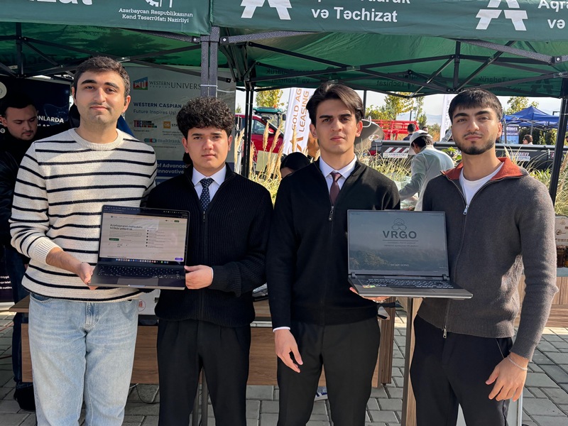 UNEC tələbələrinin layihələri 100-cü Aqrar Biznes Festivalında nümayiş olunub