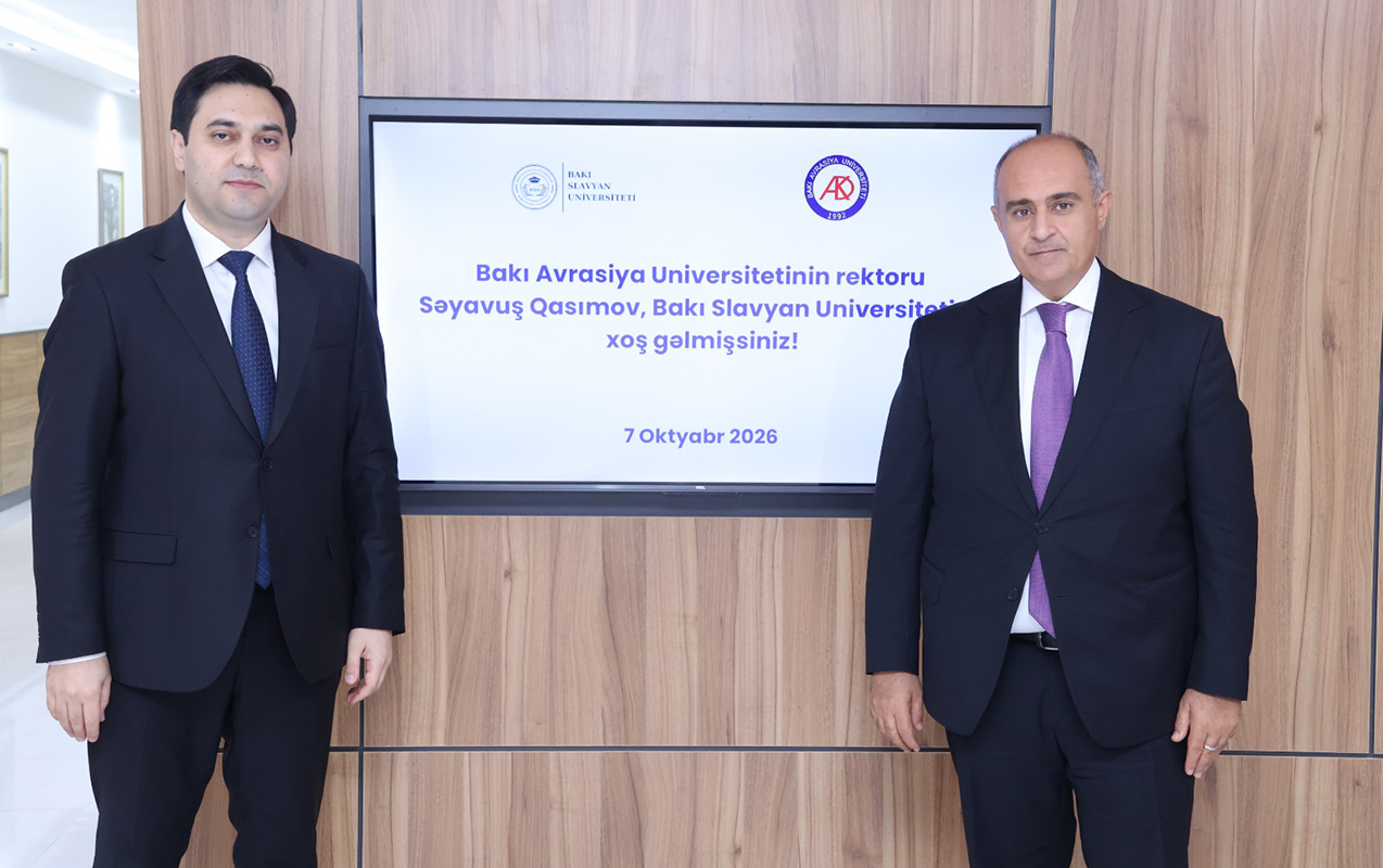 Bakı Avrasiya Universitetinin nümayəndə heyəti Bakı Slavyan Universitetində olub.