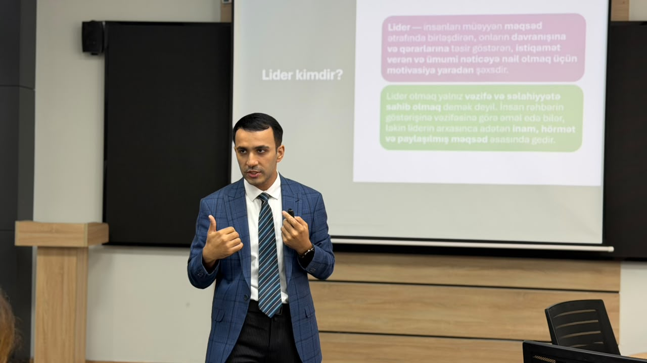 BDU-da təlim: “Liderlik və idarəetmə bacarıqları”