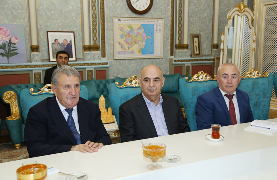 İsa Həbibbəyli gürcü professorları qarşıladı