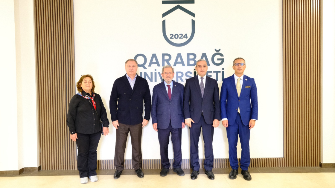 Ankara Universitetinin nümayəndələri Qarabağ Universitetini ziyarət ediblər