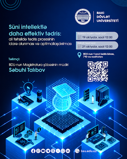 BDU-da süni intellekt təlimi keçirilib