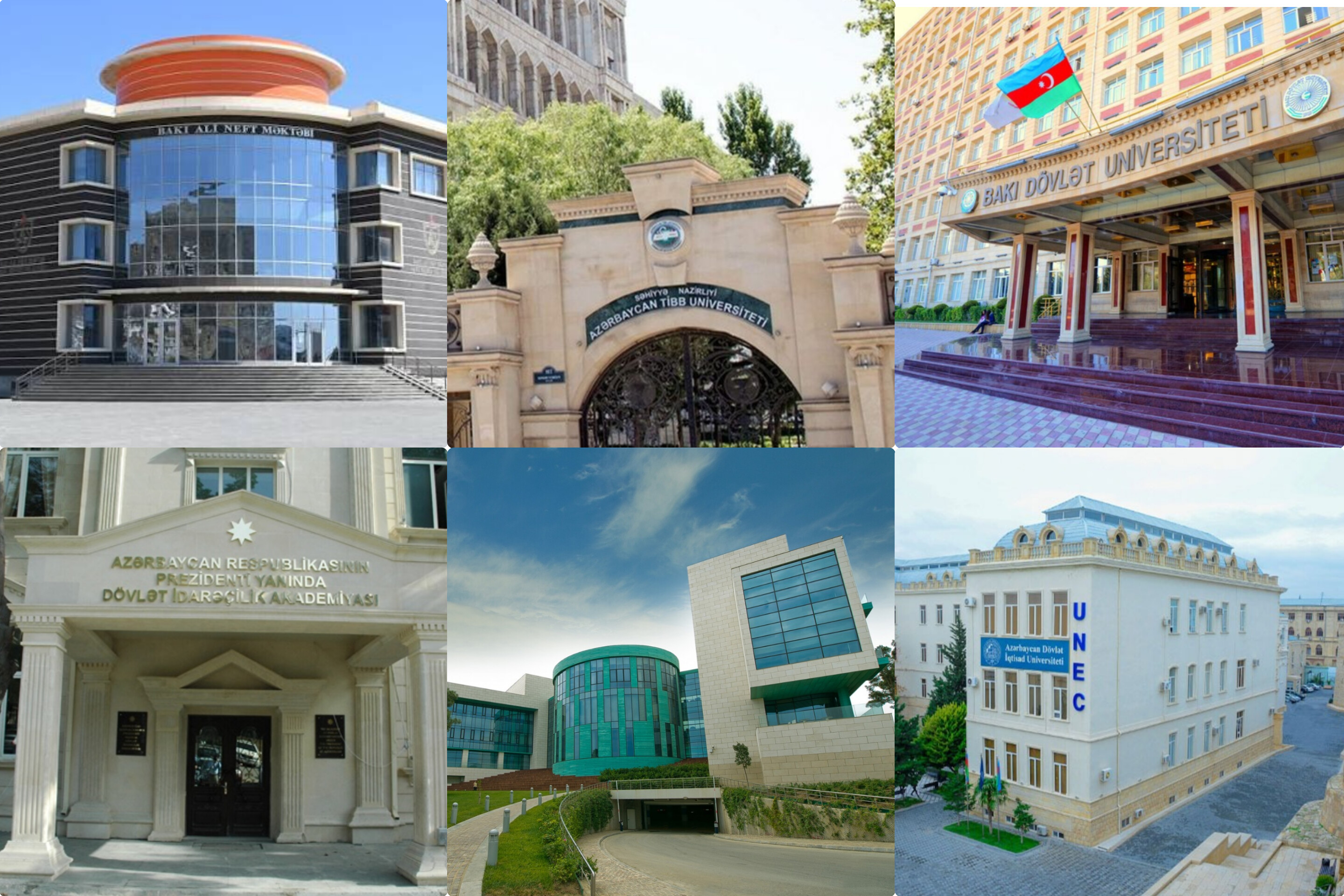 Prezident təqaüdçülərinə görə lider universitetlər