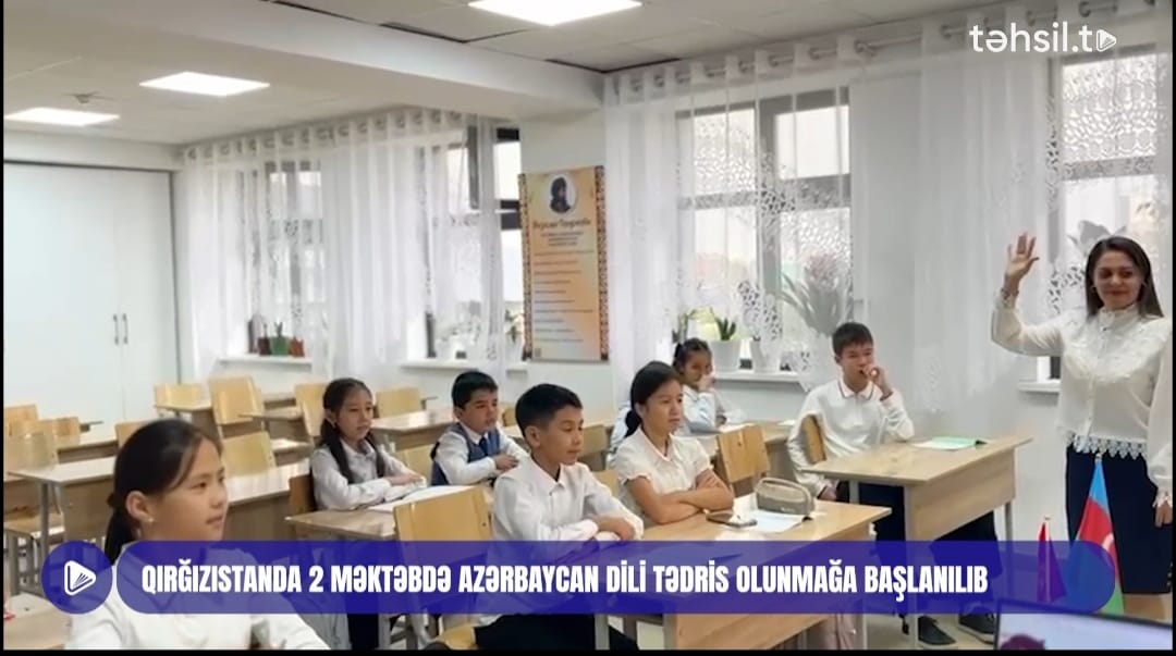 Azərbaycandan ilk müəllim Qırğızıstanda Azərbaycan dilini tədris edir