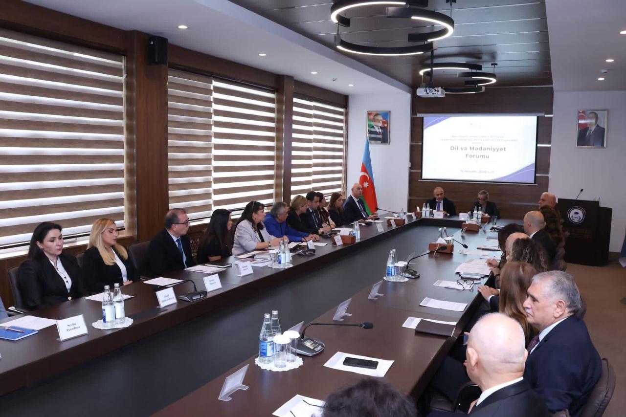 BSU-da “Dil və mədəniyyət” forumu keçirilib