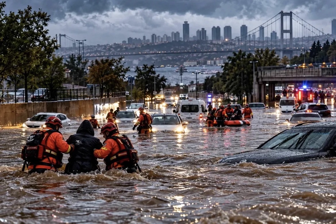 İstanbuldakı dağıdıcı seli proqnozlaşdıran mütəxəssis yenidən XƏBƏRDARLIQ ETDİ