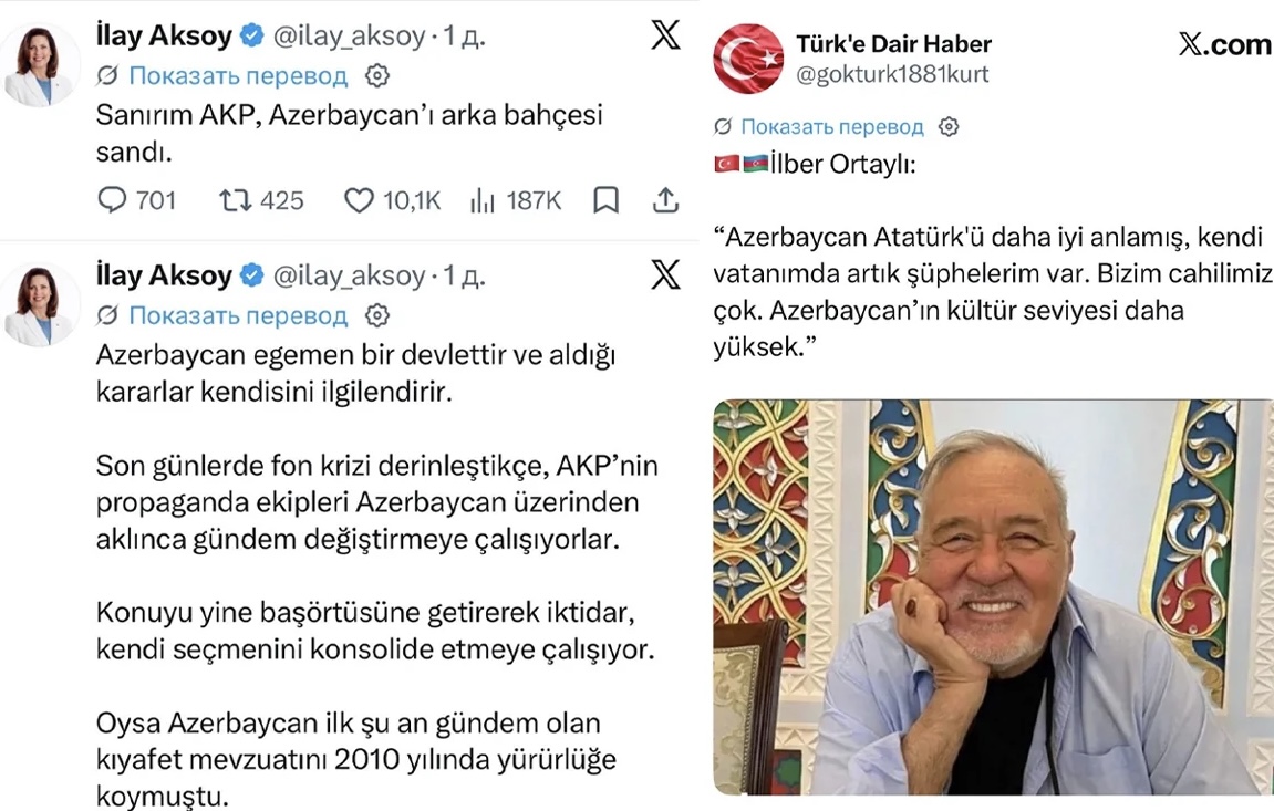 Türkiyədən Azərbaycan dünyəvi dövlət modelinə dəstək nümayiş etdirildi