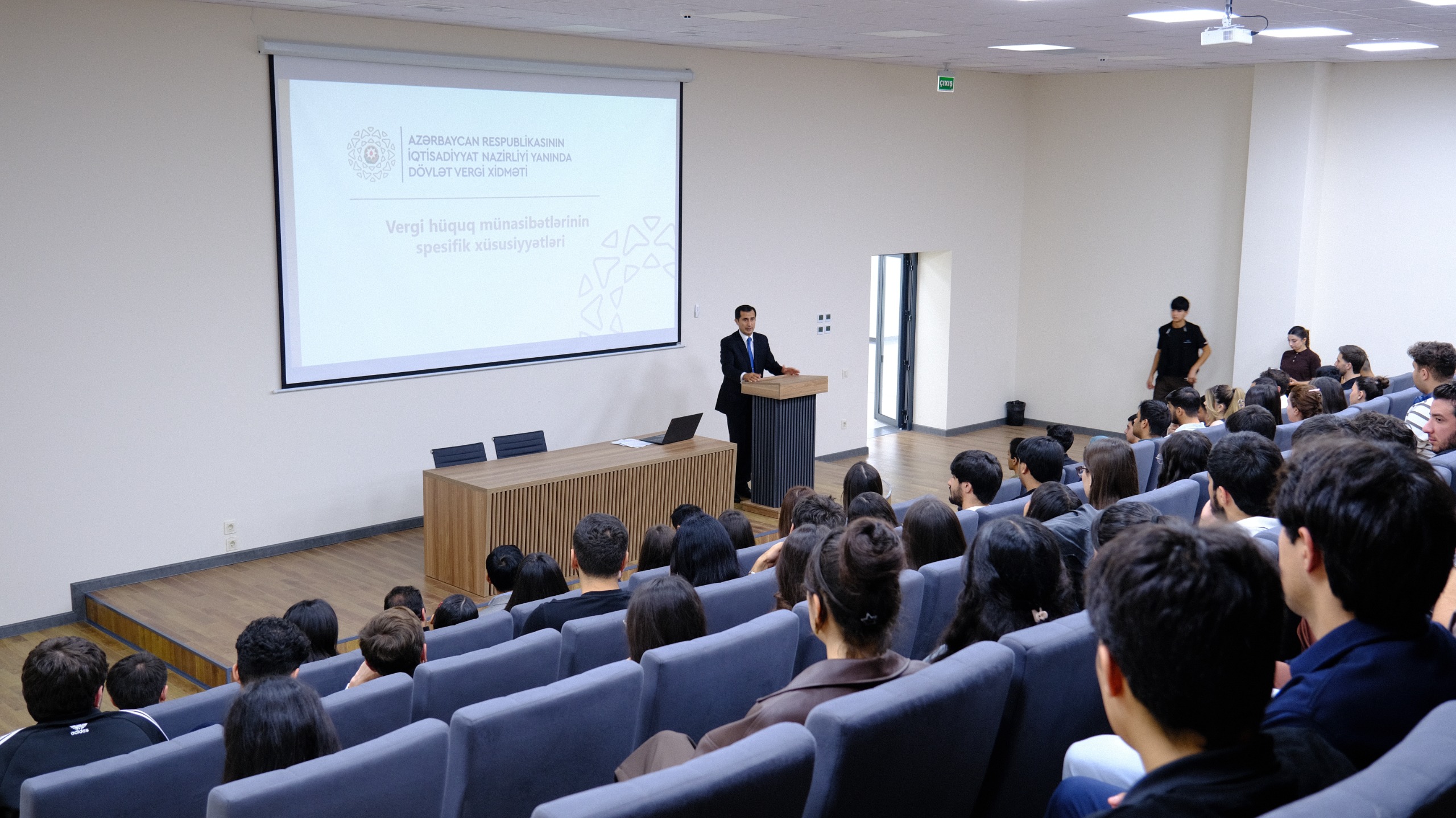 Qarabağ Universitetində vergi görüşü