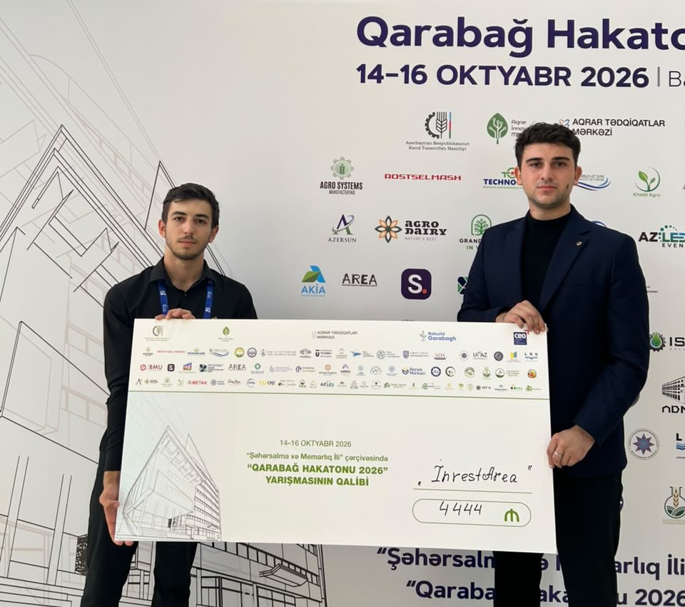 BMU tələbələri “Qarabağ Hakatonu 2026”nın qalibi olublar