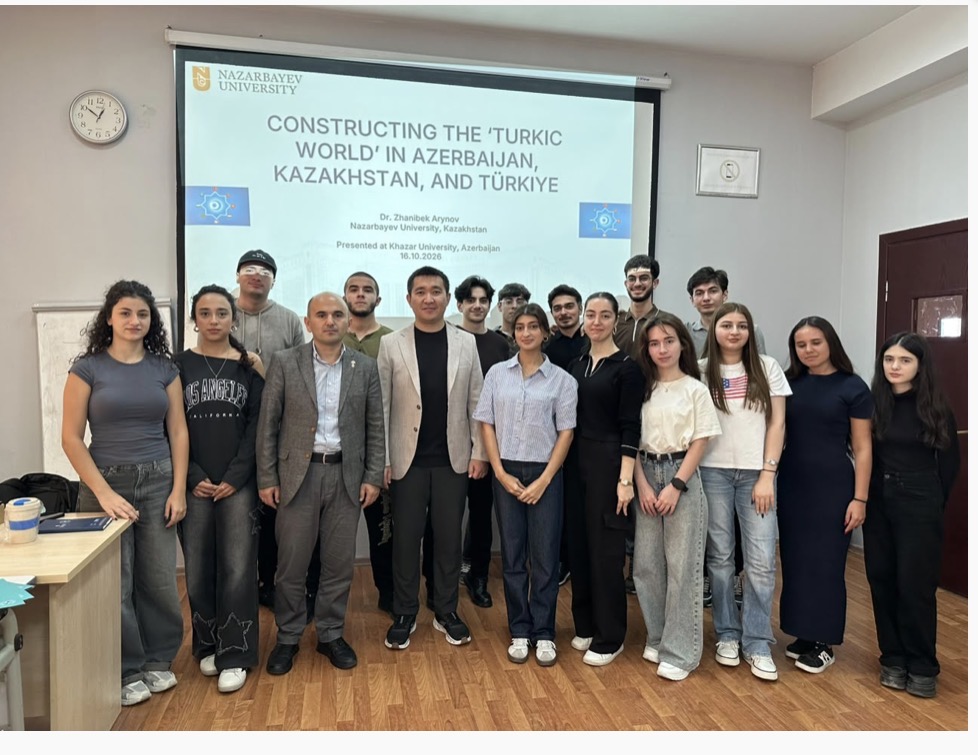 Dr. Zhanibek Arynov Xəzər Universitetində səfərdə olub.