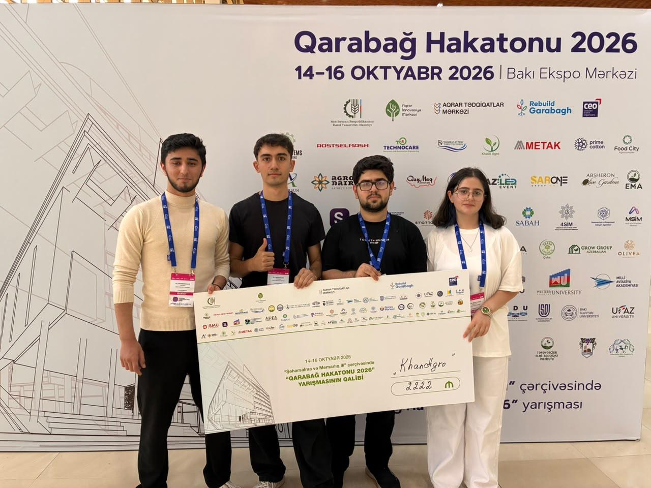 Qarabağ Universiteti “Rebuild Garabagh” hakatonunda 4-cü yeri tutub