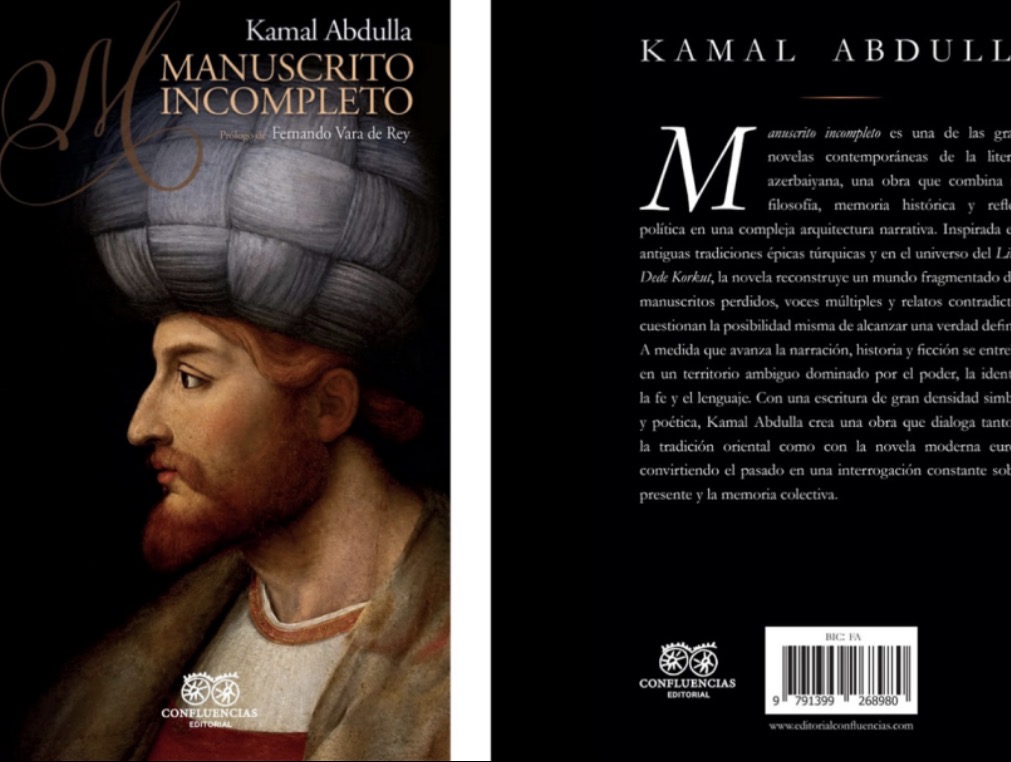 Kamal Abdullanın “Yarımçıq əlyazma” romanı İspaniyada nəşr olunub