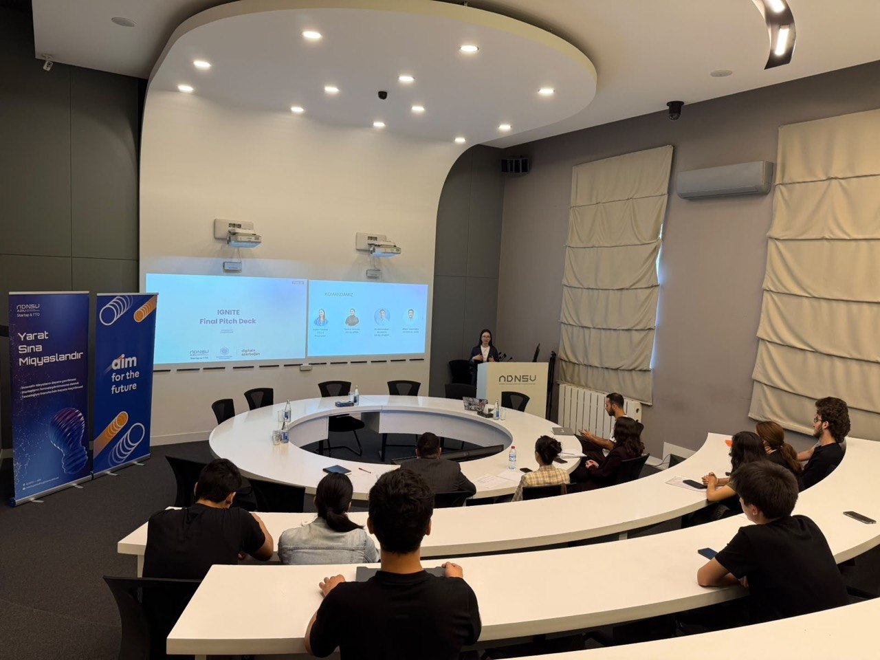 ADNSU-da Pre-Demo Day tədbiri keçirilib
