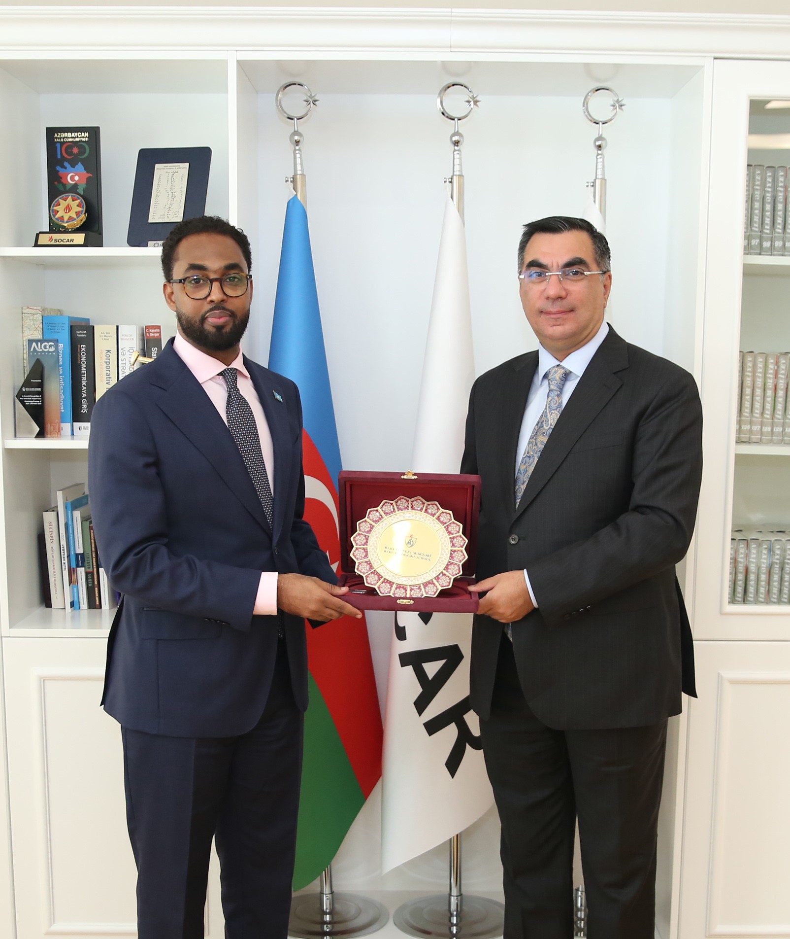 Somali səfiri Bakı Ali Neft Məktəbində olub