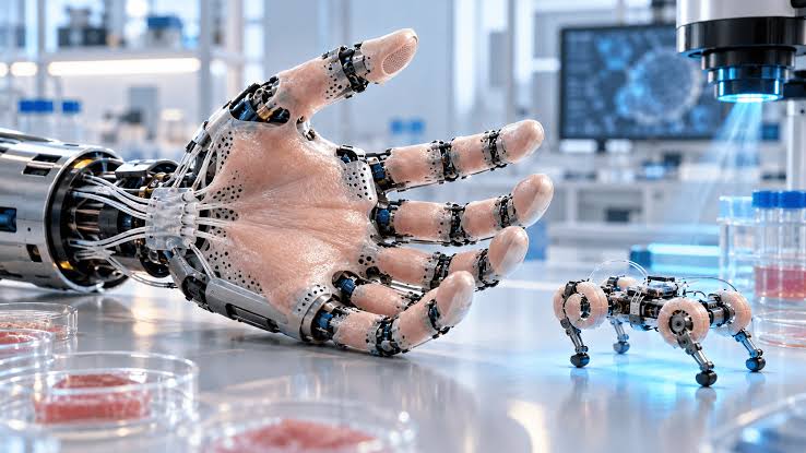 Canlı əzələ hüceyrələri ilə hərəkət edən kiçik robot hazırlanıb
