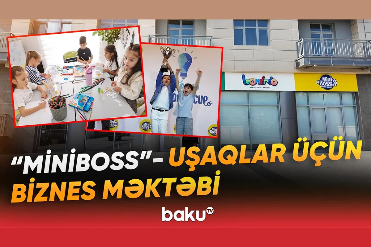 "MiniBoss" proqramında şagirdlər layihələr hazırlamağı və onları təqdim etməyi öyrənirlər - Reportaj