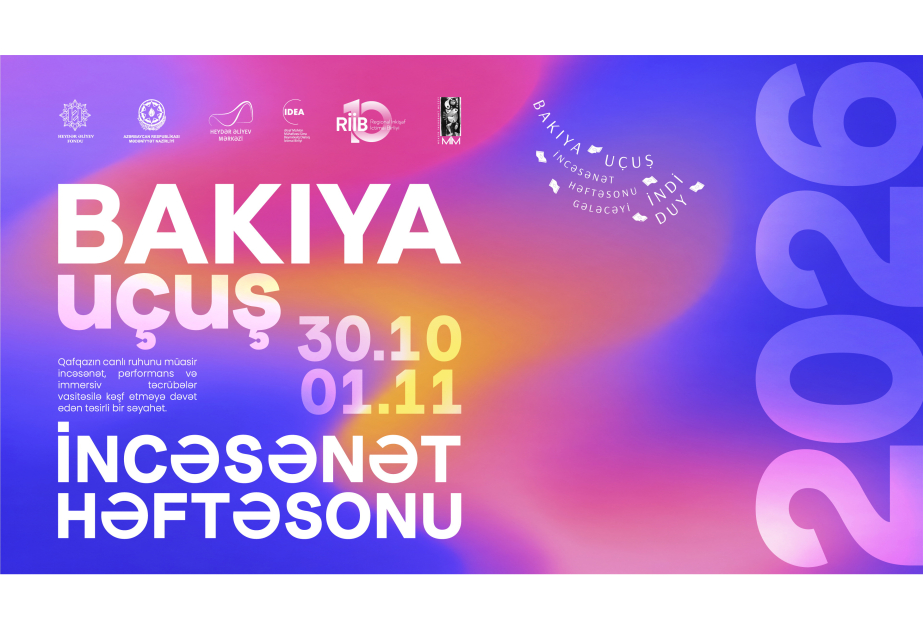 “Art Weekend”in silsilə sərgiləri açılacaq