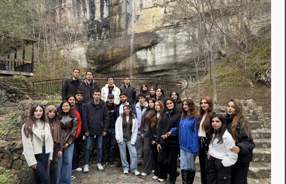 Xəzər Universitetinin tələbələri Qudyalçayda sahə səfərində olublar