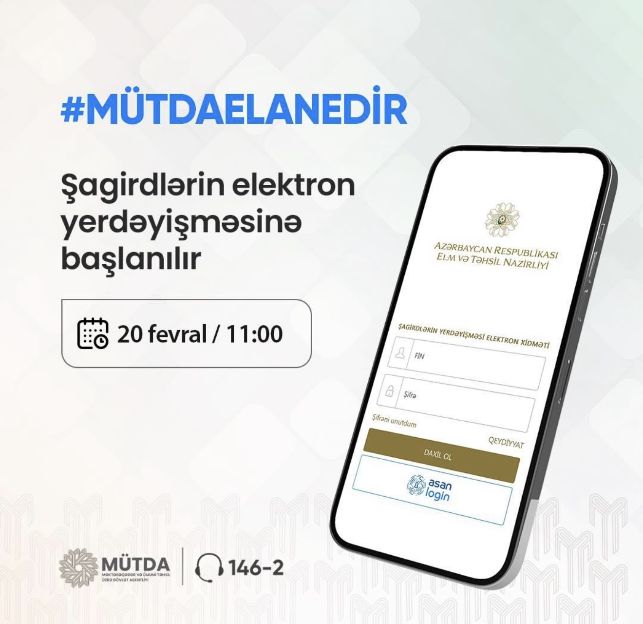 Şagirdlərin elektron yerdəyişməsi noyabrın 4-də başlayacaq