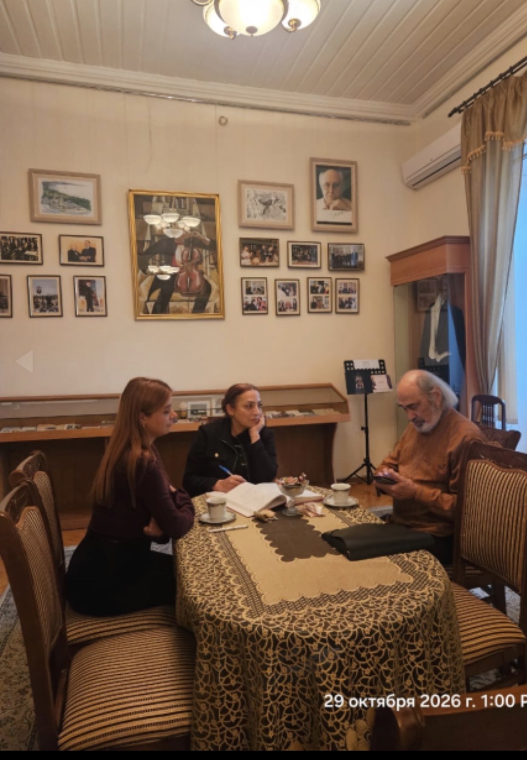 Mark Drobinski L.və M.Rostropoviçlərin ev-muzeyini ziyarət edib