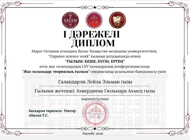BDU Liseyində Beynəlxalq Nailiyyət