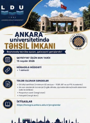 LDU Tələbələri Ankarada
